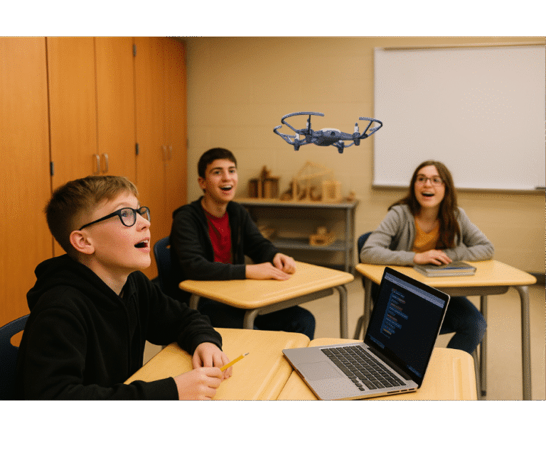 drones in stem classroom