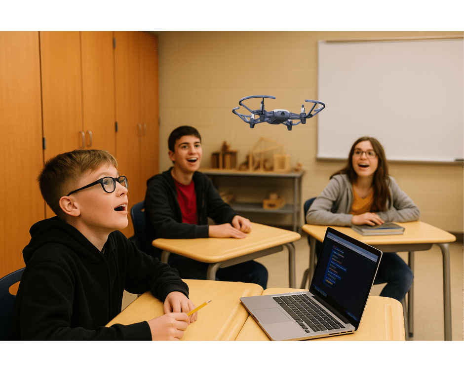 drones in stem classroom