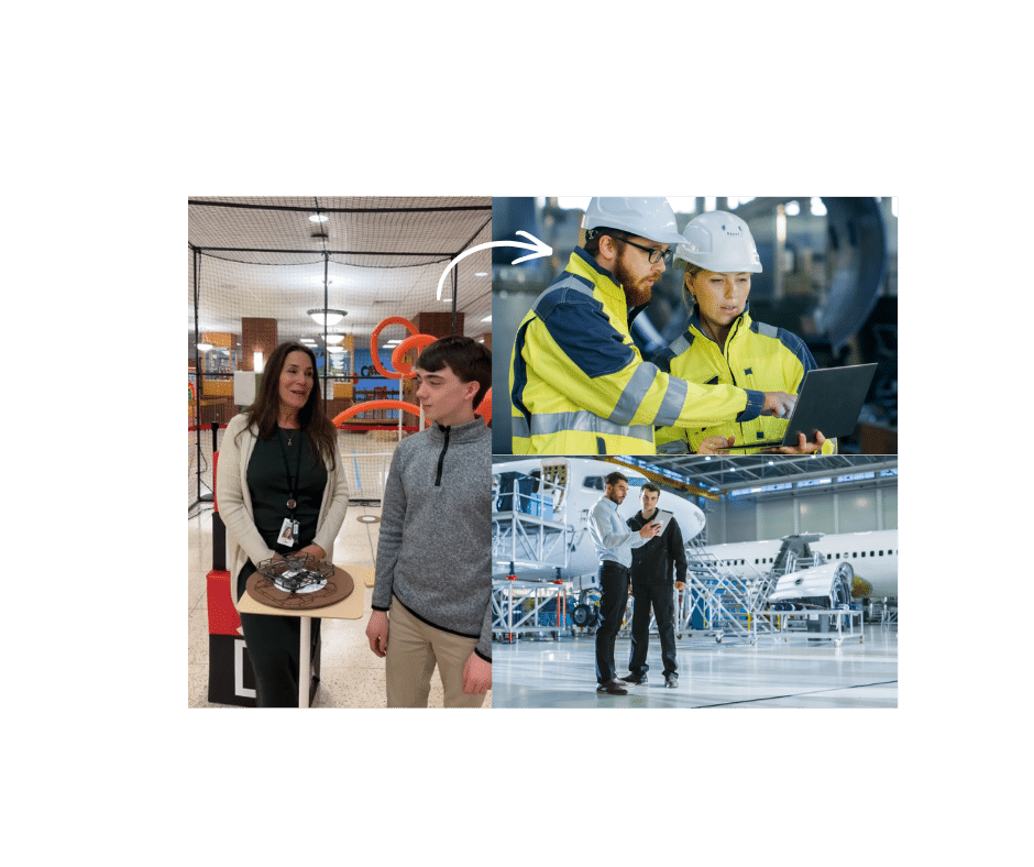 career mapping with programmable drones