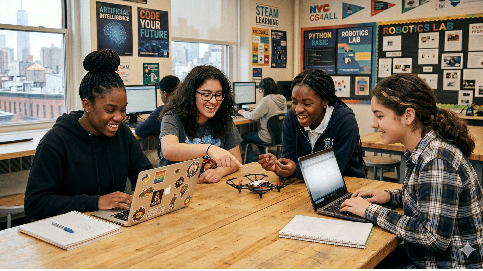 drone learning in stem classroom