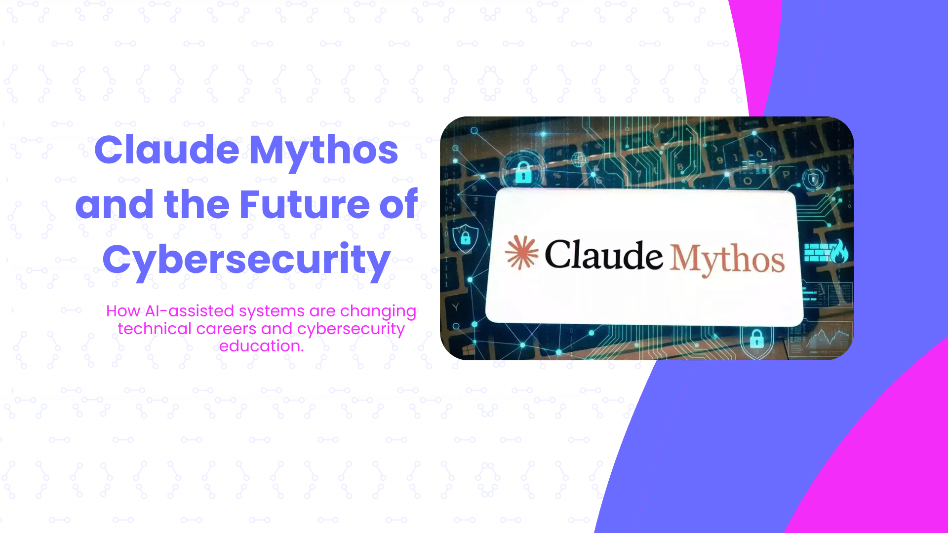 AI-assisted cybersecurity system analyzing network threats and software vulnerabilities
